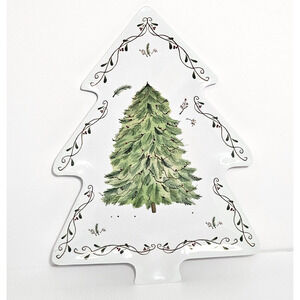 Christmas Tree‎ Serving Dish Plastic Dishwasher Safe 17 Inches Tall